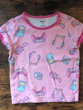 5/$25 Pekkie Girls' Pink Tee - Size 4/5